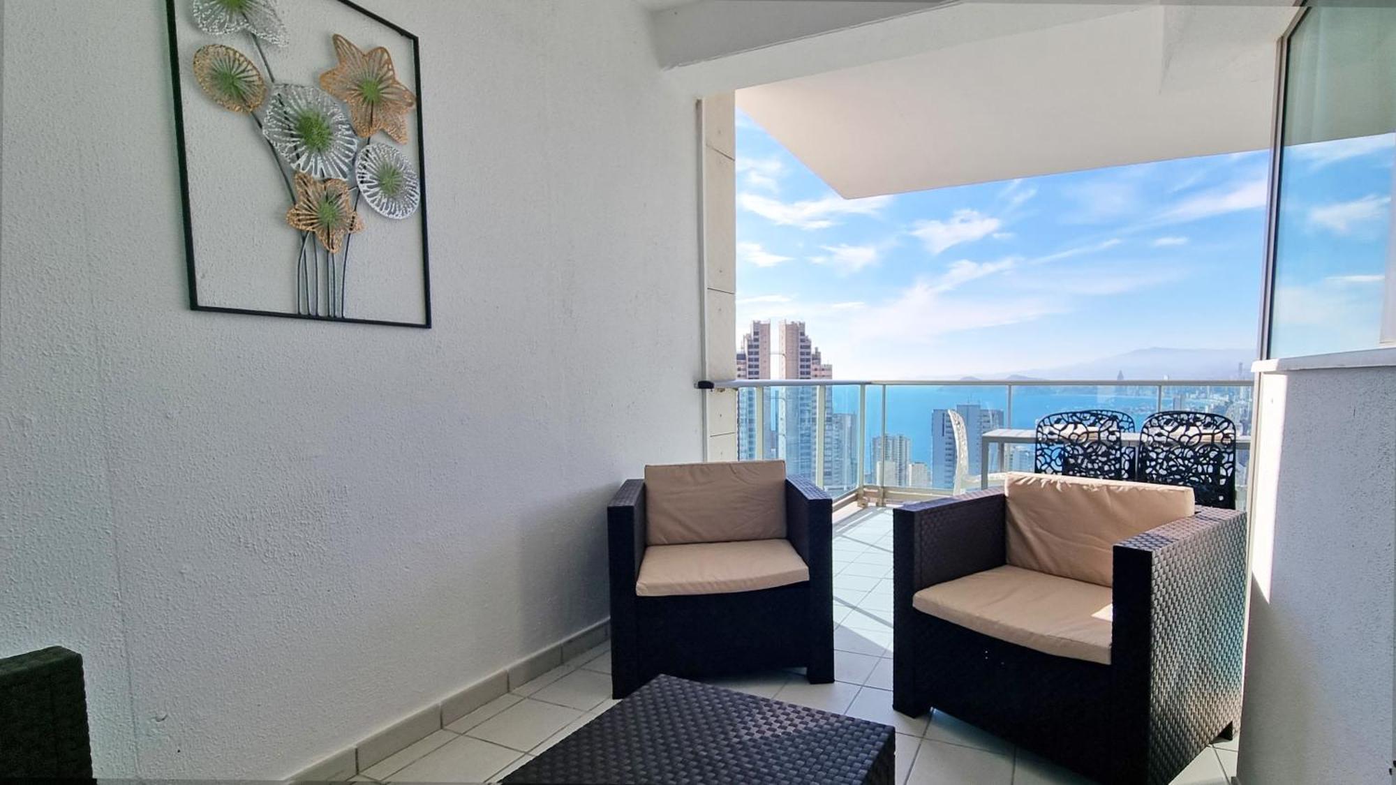 Skyline 18 Terraza Privada Con Impresionantes Vistas Al Mar Apartment Benidorm Exterior photo